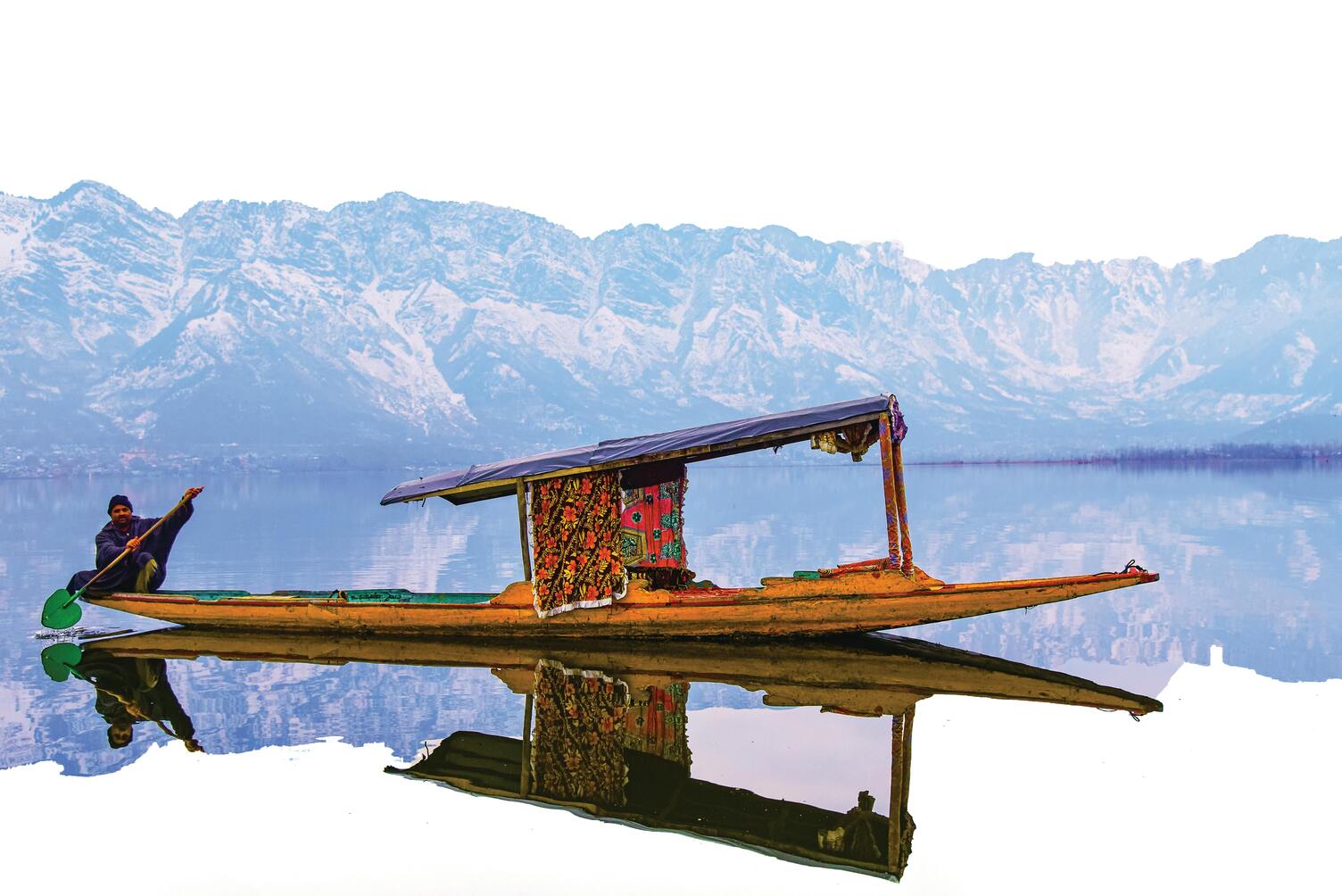 shikara view srinagar