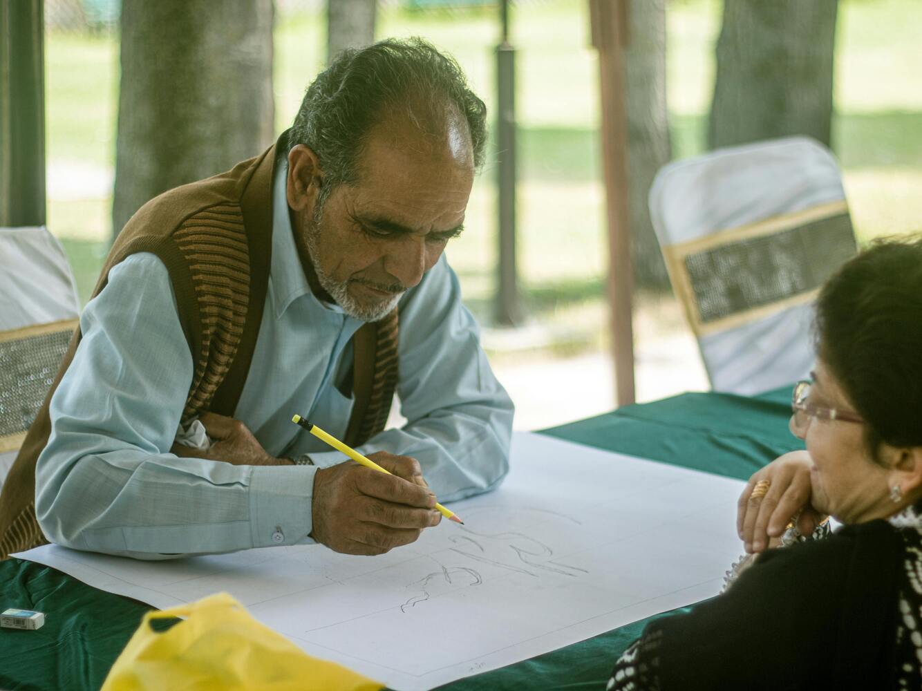 a person applying for a vacation in kashmir